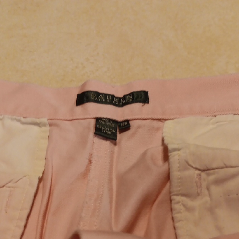 Ralph Lauren Shorts Pink 18w Cotton Very Dressy